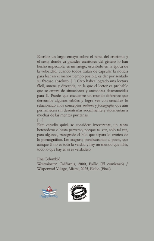¿Erótico o pornográfico? 2 Contraportada: ¿Erótico o pornográfico?