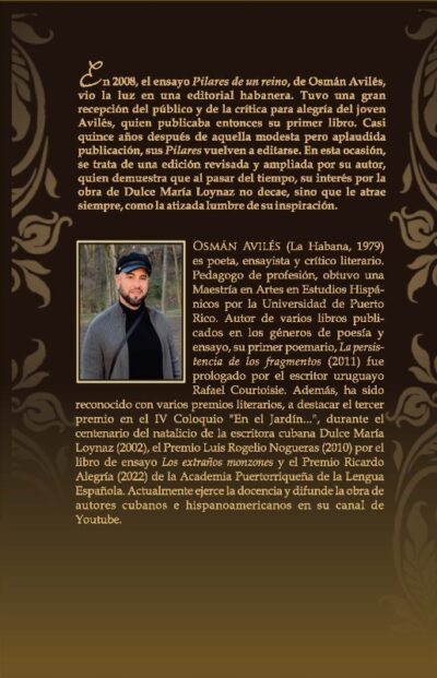 ContraPortada: Pilares de un reino. Una incursión por la obra de Dulce María Loynaz